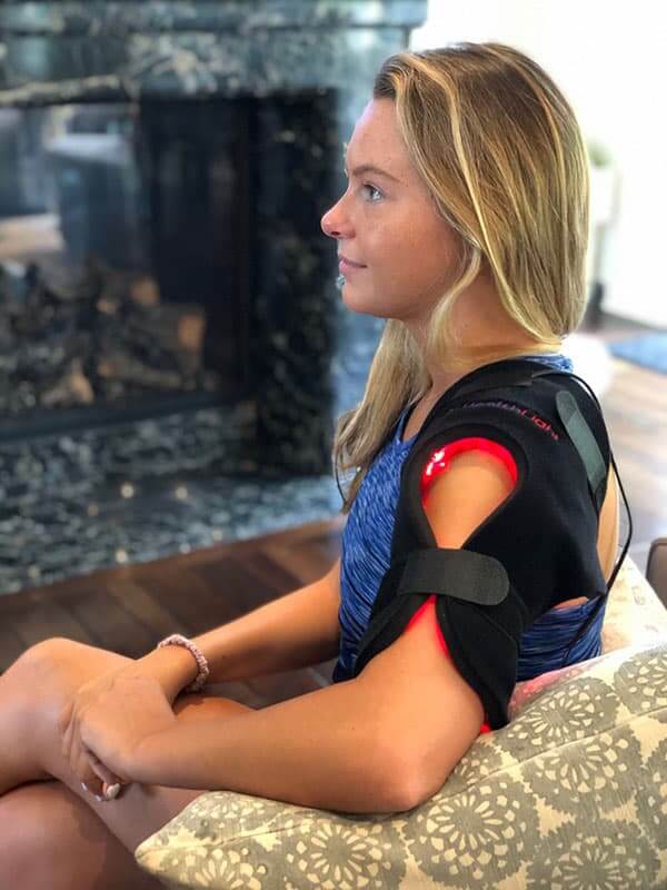 Red light therapy knee and shoulder pad